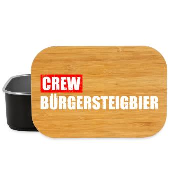 Crew Bürgersteigbier Ortskontrollfahrt OKF - Lunch Box - Schwarz - Vorne