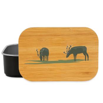 Brouillard d’orignal ou de cerf - Boîte à goûter - noir - Devant