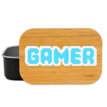 Gamer Pixel - Lunch Box - black - Front