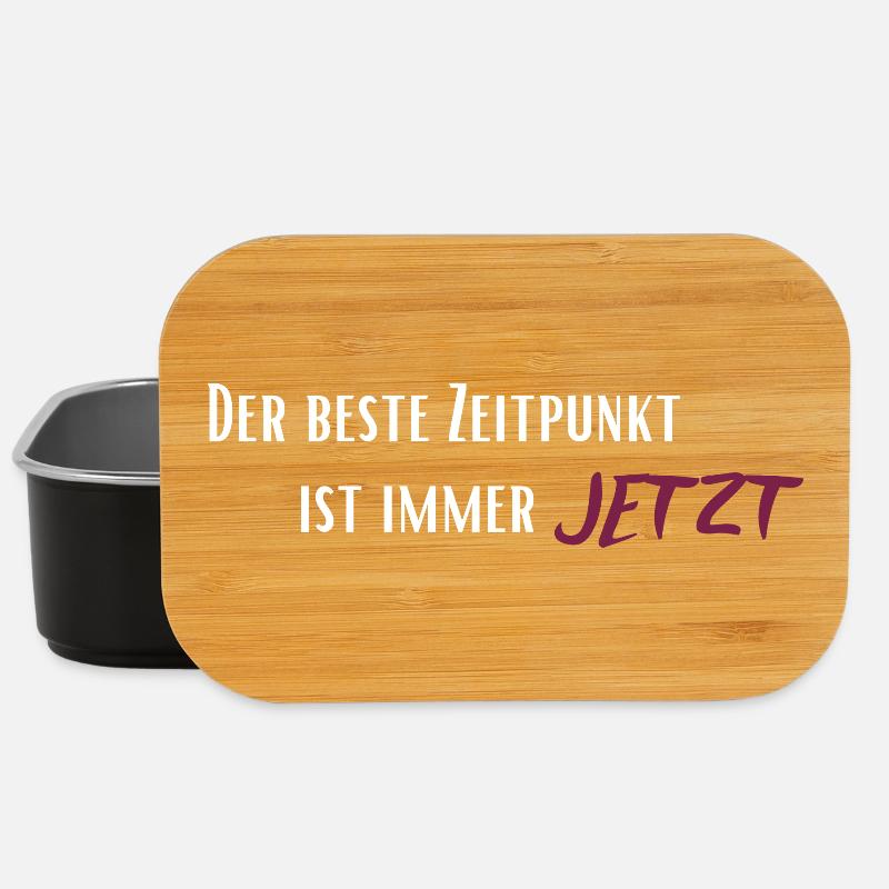 Le meilleur moment, c’est toujours maintenant - Boîte à goûter - noir