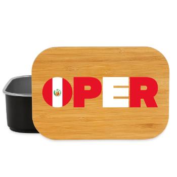 Peru - Lunch Box - black - Front