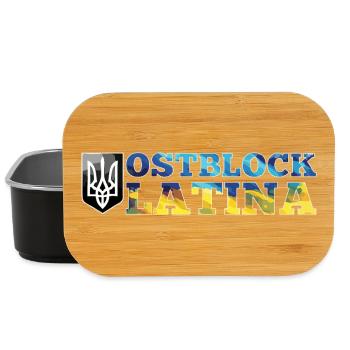 Ostblock Latina Ukrainerin Ukraine Geschenk - Lunch Box - Schwarz - Vorne