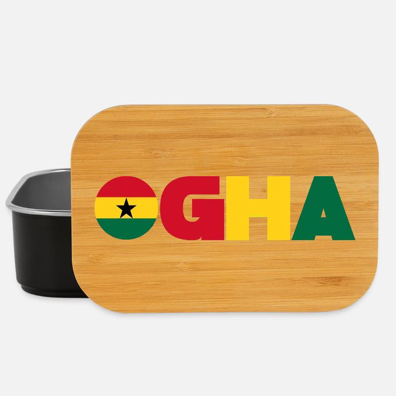 Ghana - Lunch Box - Schwarz