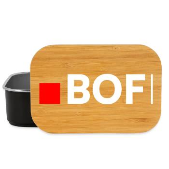 FRO | Minimalistische, lustige Reaktion - Lunch Box - Schwarz - Vorne