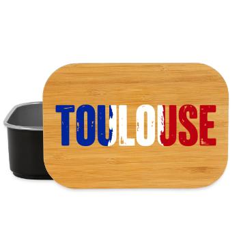 Toulouse, France - Lunch Box - black - Front