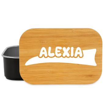 Alexia als Lable - Lunch Box - Schwarz - Vorne
