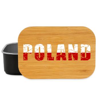 Poland Design im Grungestyle - Lunch Box - Schwarz - Vorne