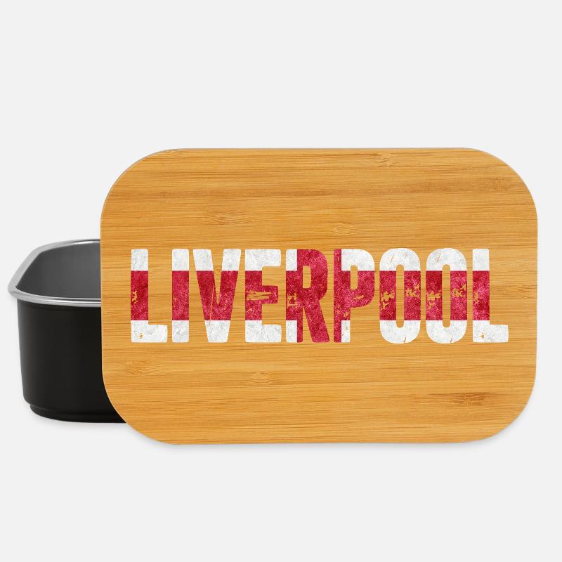 Liverpool England - Lunch Box - black