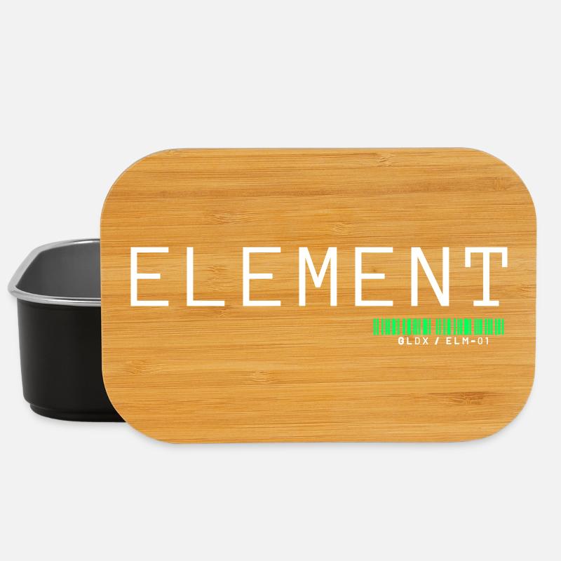 ELEMENT | Minimalist Architects of Essence Design - Lunch Box - Schwarz