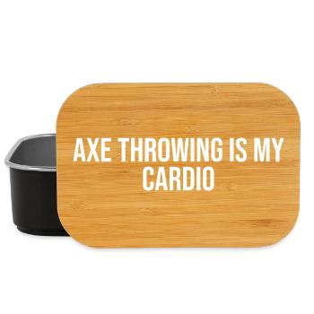 Axe Throwing Shirt - Lunch Box - Schwarz - Vorne