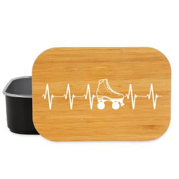 Rollschuh-Pulse-Kunstwerk - Lunch Box - Schwarz - Vorne