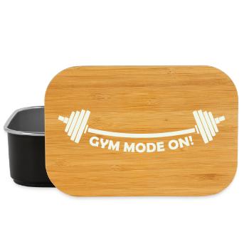 Mode Gym sur la barre - Boîte à goûter - noir - Devant