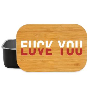 love fuck you - Lunch Box - Schwarz - Vorne