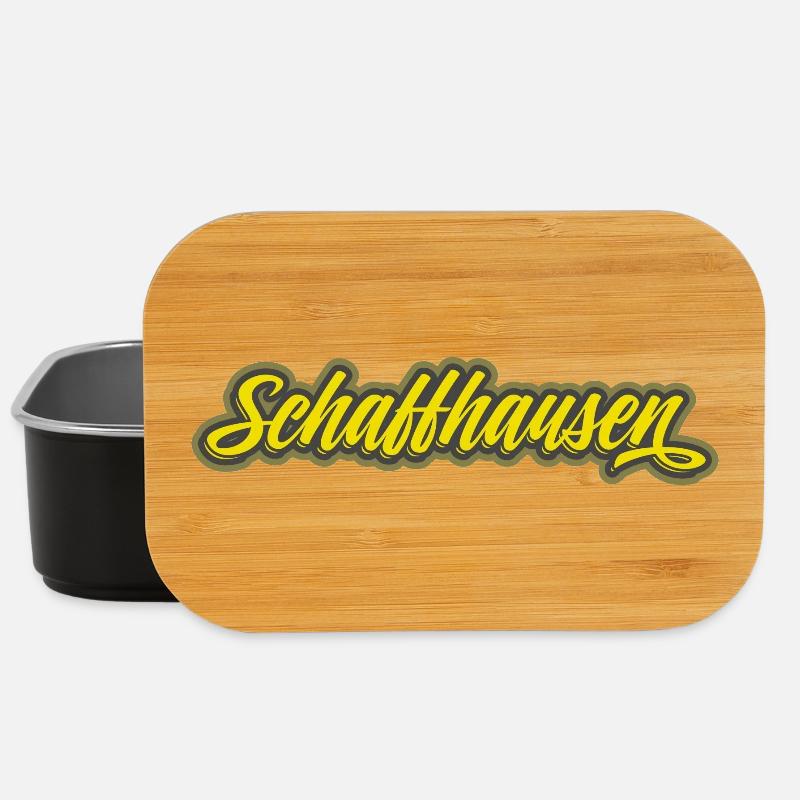 Schaffhausen Script Schriftzug - Lunch Box - Schwarz