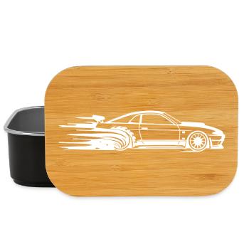Sportwagen Emotion Linie Abstrakter Drift - Lunch Box - Schwarz - Vorne