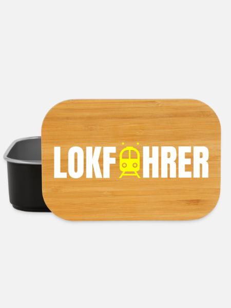 Lokführer Design - Lunch Box - Schwarz