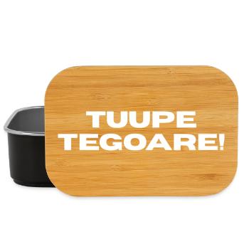 Genter Dialekt-T-Shirt. Belgische Streetwear - Lunch Box - Schwarz - Vorne