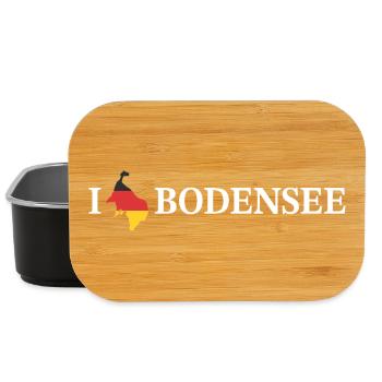 I love Bodensee Deutschland - Lunch Box - Schwarz - Vorne