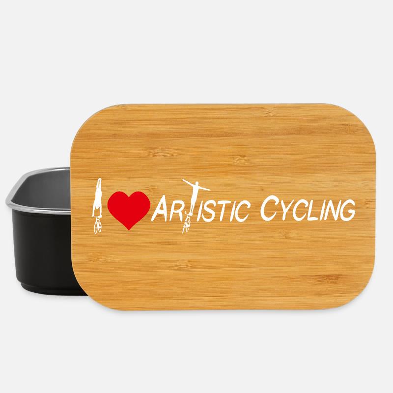 Kunstrad, Kunstradfahren, Hallenradsport, I love - Lunch Box - Schwarz