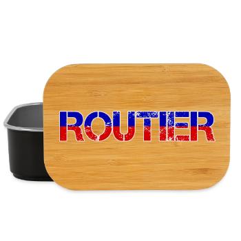 Routier Bleu Blanc Rouge - Boîte à goûter - noir - Devant