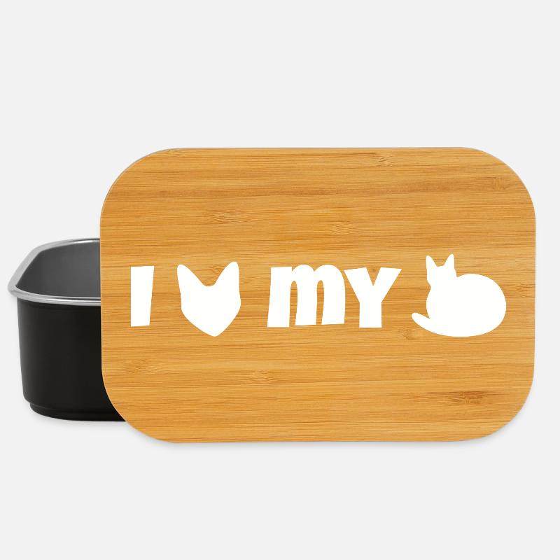 Ich liebe mein Laib - Lunch Box - Schwarz