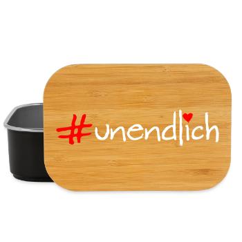 unendlich - Lunch Box - Schwarz - Vorne