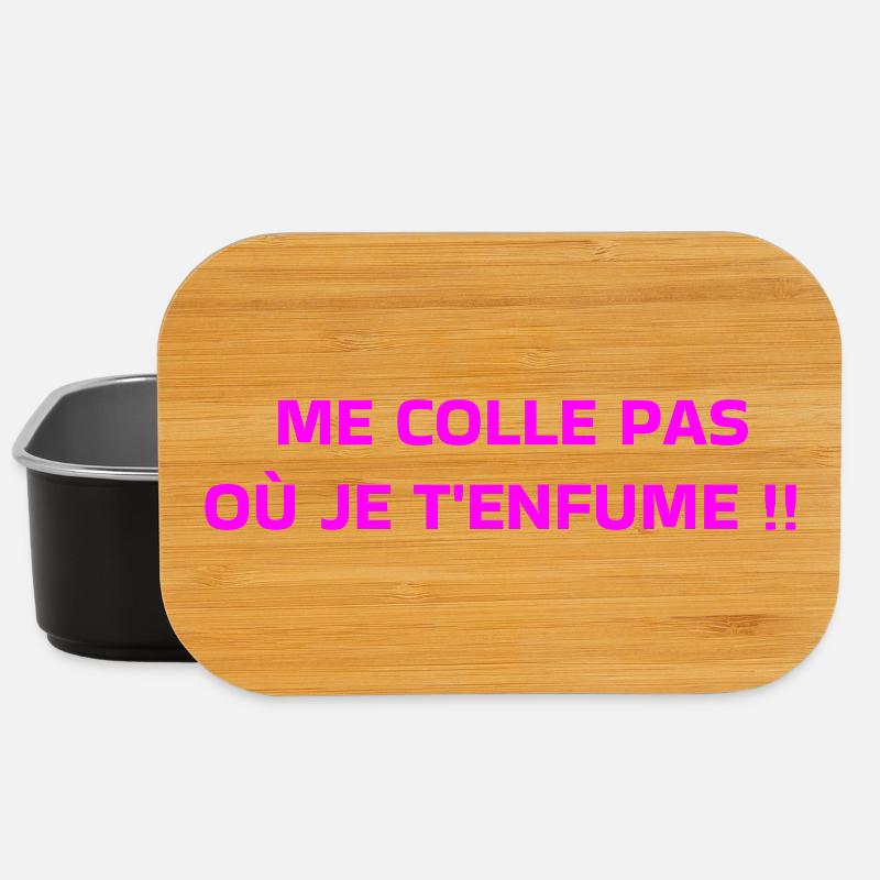 Don't stick me where I smoke you - Lunch Box - black