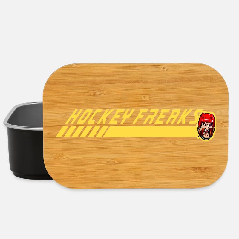 Mascotte Hockey Freaks Rush - Boîte à goûter - noir