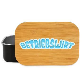 Job Betriebswirt - Lunch Box - Schwarz - Vorne