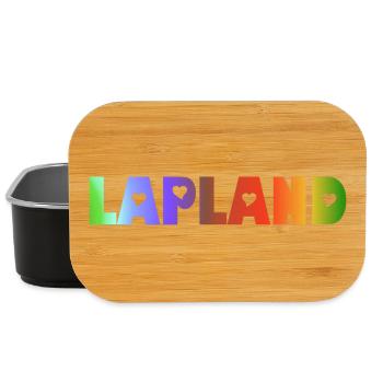 Heart in Lapland - Lunch Box - black - Front