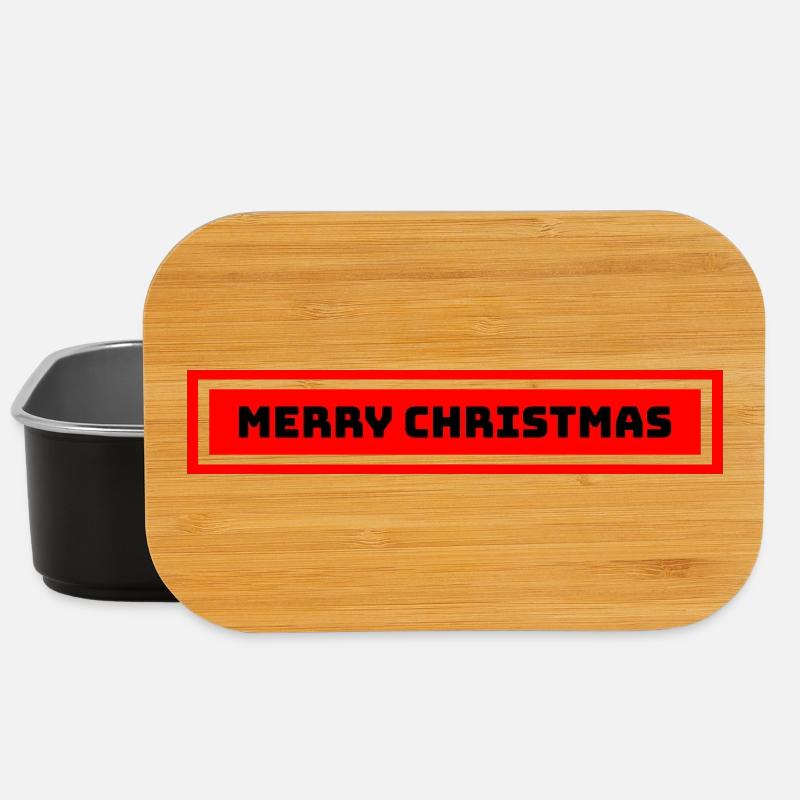 Merry Christmas - Lunch Box - Schwarz