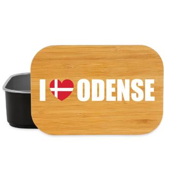 J’adore Odense Danemark - Boîte à goûter - noir - Devant