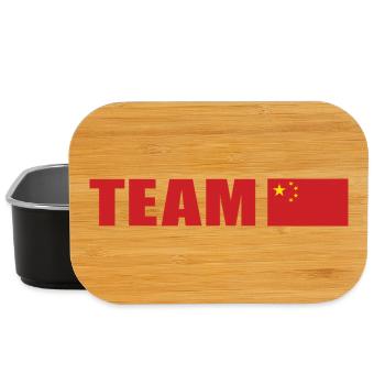 Support-Team China - Lunch Box - Schwarz - Vorne