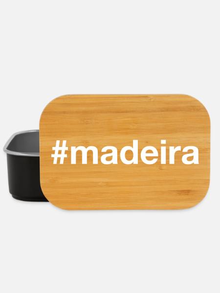 Hashtag de Madère - Boîte à goûter - noir