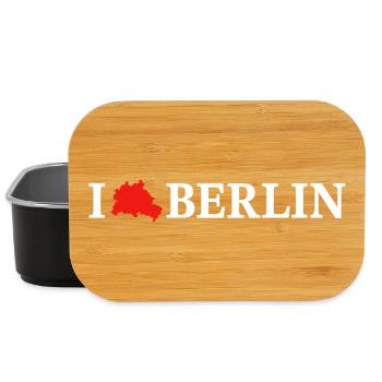 I love Berlin - Lunch Box - Schwarz - Vorne