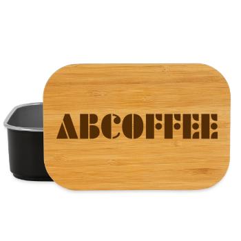 Alphabet du café - Boîte à goûter - noir - Devant