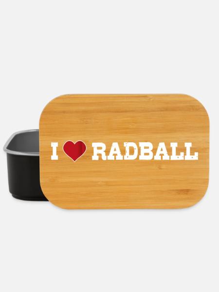 I Love Radball, Radballer, Hallenradsport - Lunch Box - Schwarz
