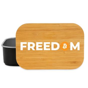 Bitcoin Freedom Crypto Blockchain Investisseur Hodl - Boîte à goûter - noir - Devant