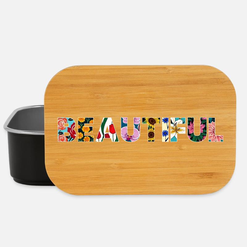 Blooming Beautiful - Lunch Box - black
