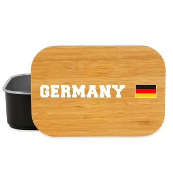 Deutschland T-Shirt Germany - Lunch Box - Schwarz - Vorne