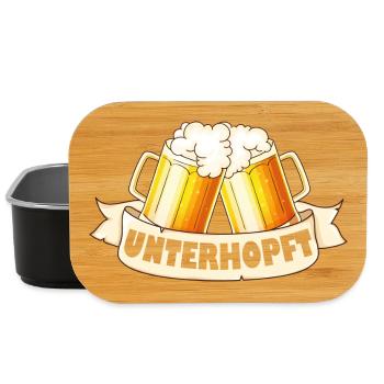 Unterhopft - Lunch Box - Schwarz - Vorne