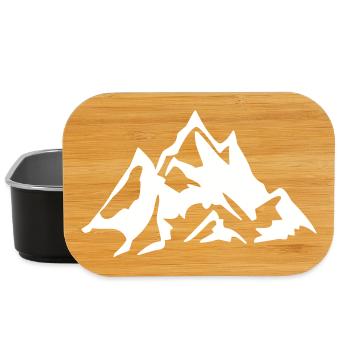 Mountains - Mountains - Lunch Box - black - Front