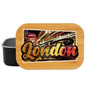 London - Lunch Box - Schwarz - Vorne