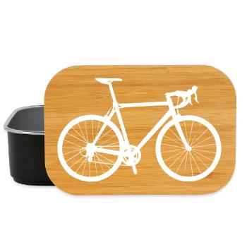 Mountainbike Fahrrad - Lunch Box - Schwarz - Vorne