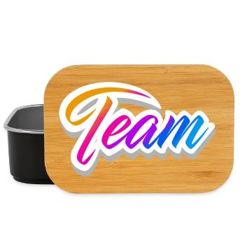 Team - Lunch Box - Schwarz - Vorne