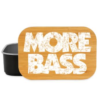 More bass (vintage / white) bass player bass player - Lunch Box - black - Front