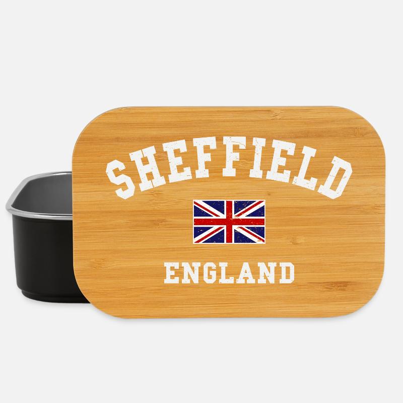 Sheffield England Flagge - Lunch Box - Schwarz