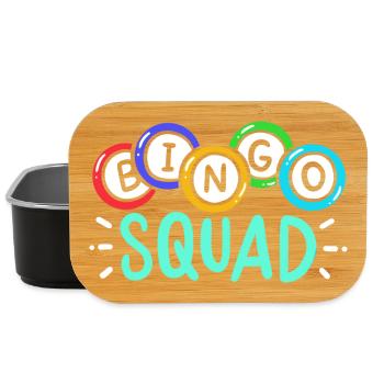Jeu Bingo Sqad - Boîte à goûter - noir - Devant