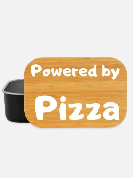 Conception de pizzas - Boîte à goûter - noir