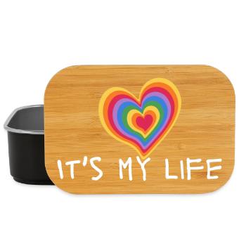 It's My Life - LGBT - Lunch Box - Schwarz - Vorne